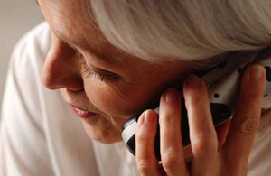 Woman calling Eastern Rehab Services to schedule an appointment for her therapeutic services
